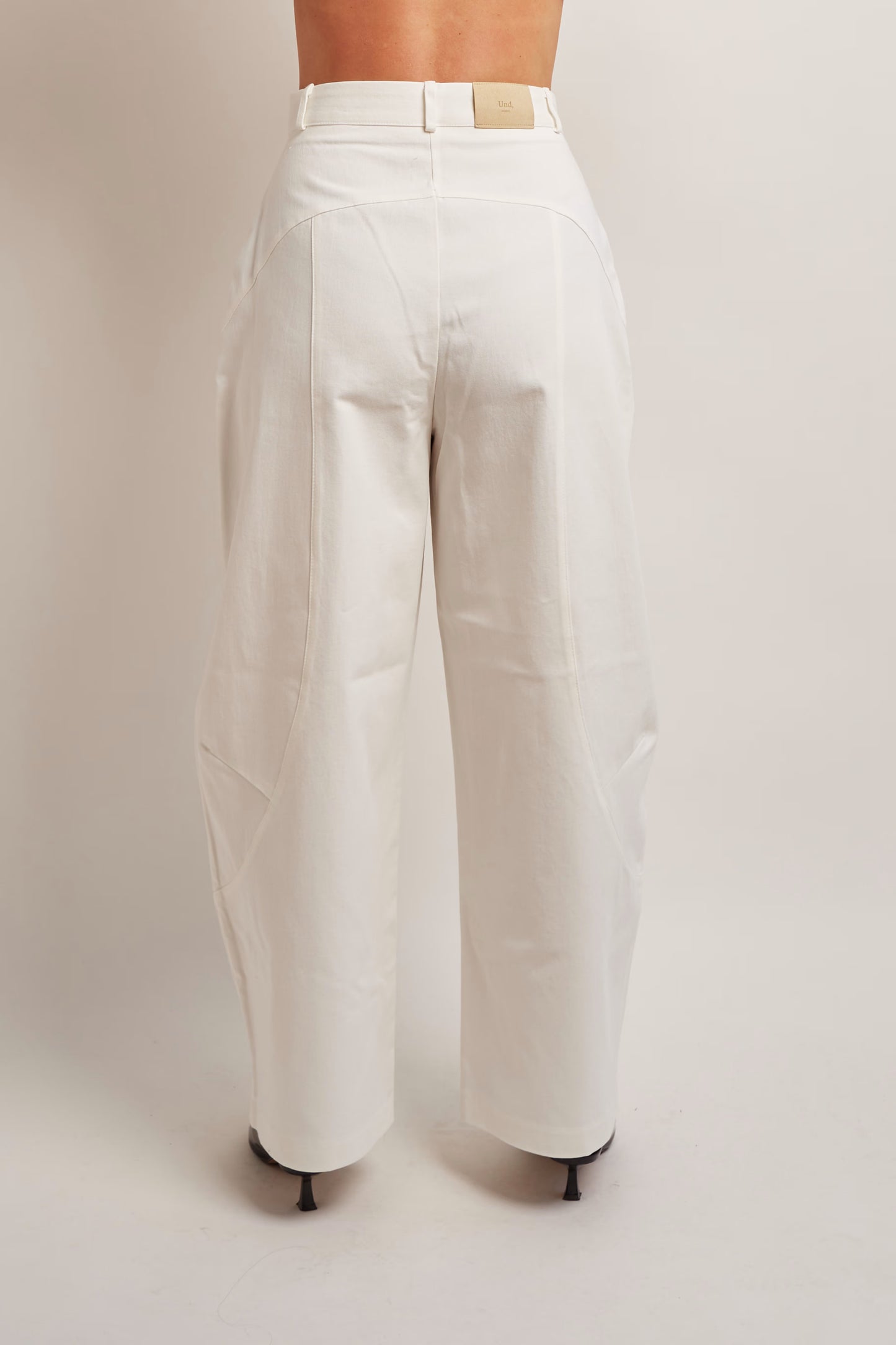 Ivory Barrel Pants