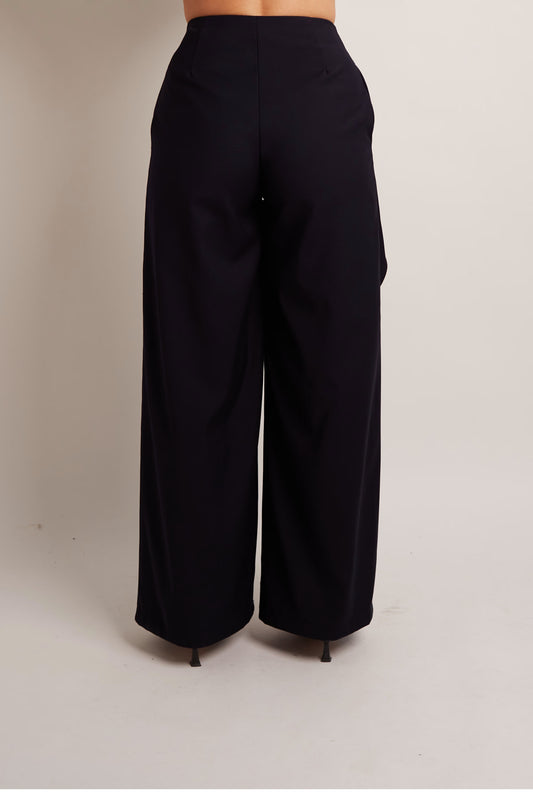 Navy Layered Pants