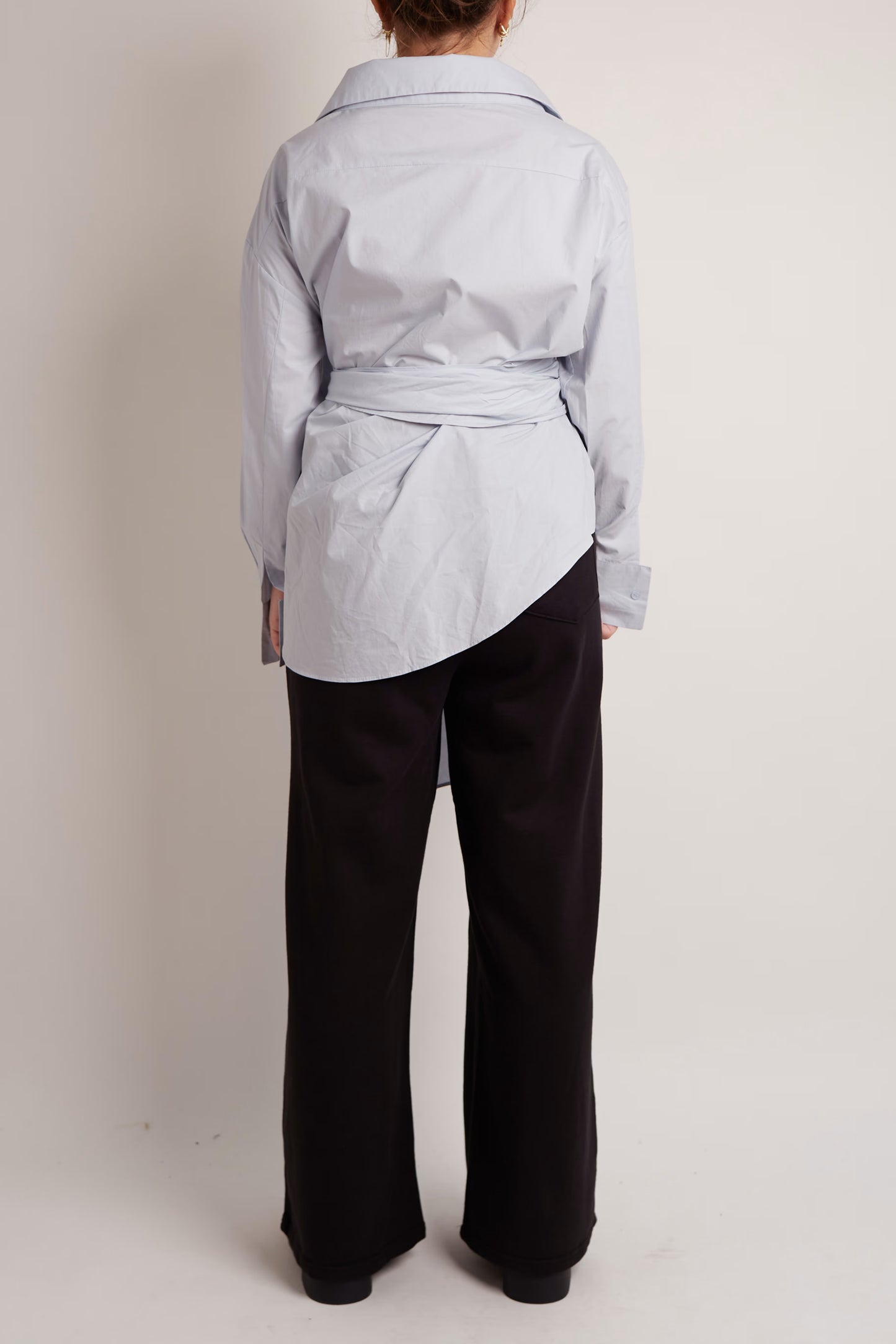 Baby Blue Wrap Shirt