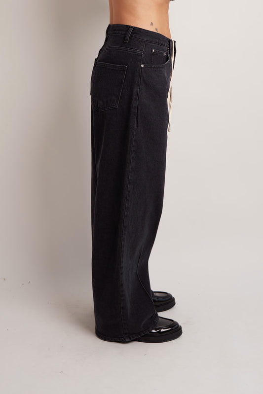 Dawstring Black Denim