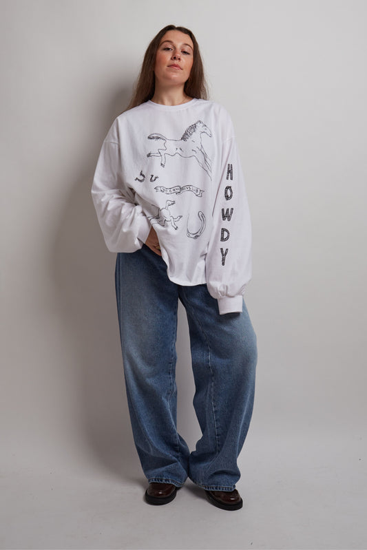 Howdy Sad Cowboys Long Sleeve
