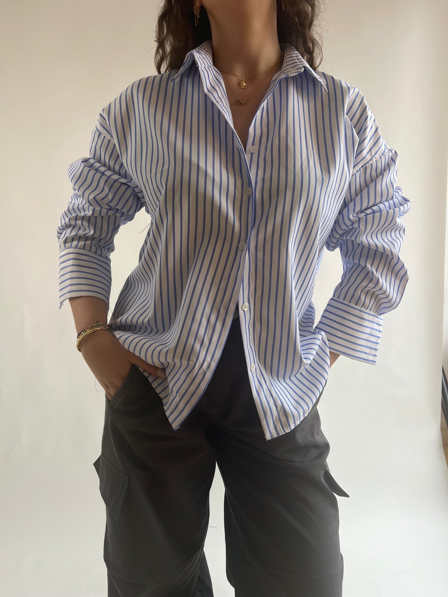 Blue Striped Shirt