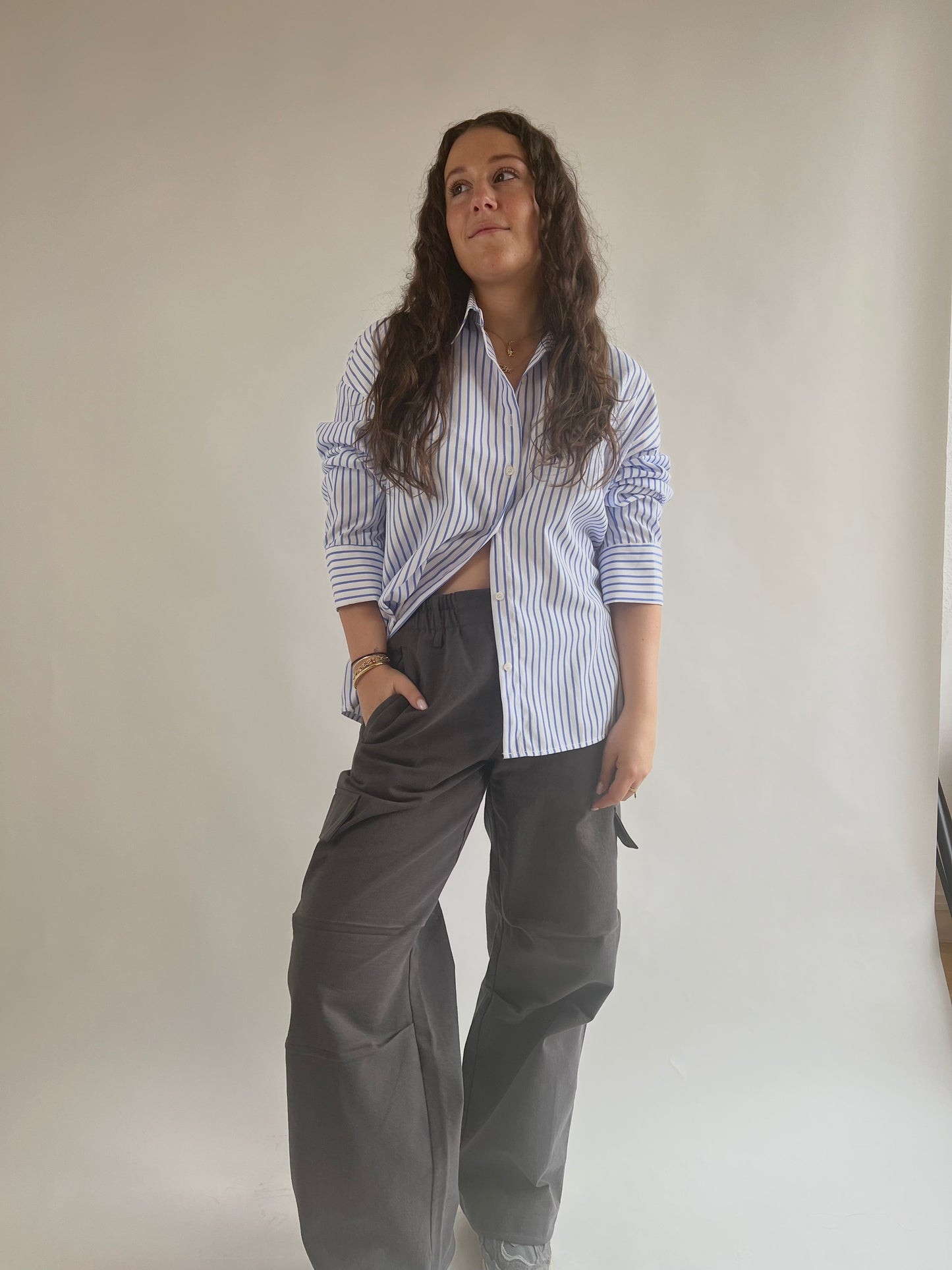 Blue Striped Shirt