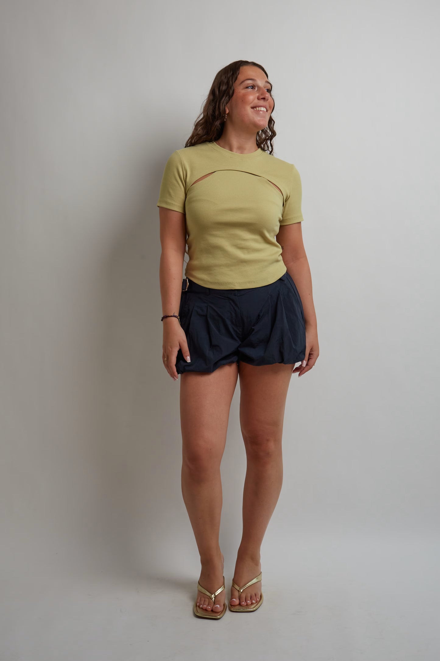 Navy Balloon Shorts