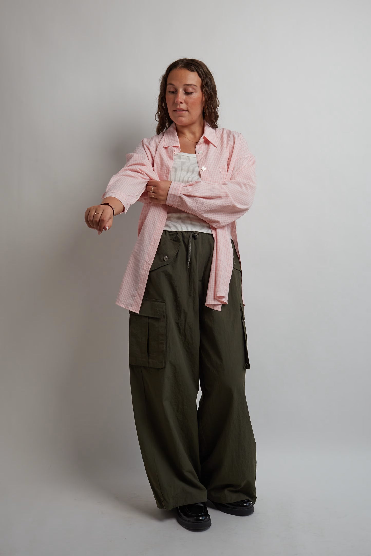 Pink Open Side Shirt
