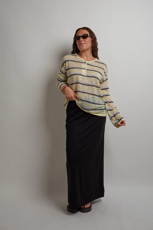 Transparent Yellow Long Sleeve