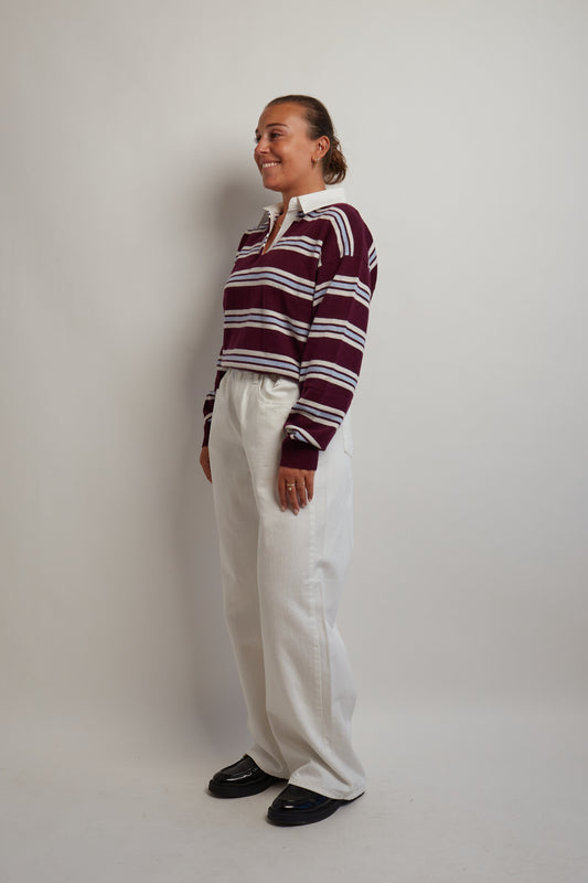 Ivory Baggy Resizable Jeans