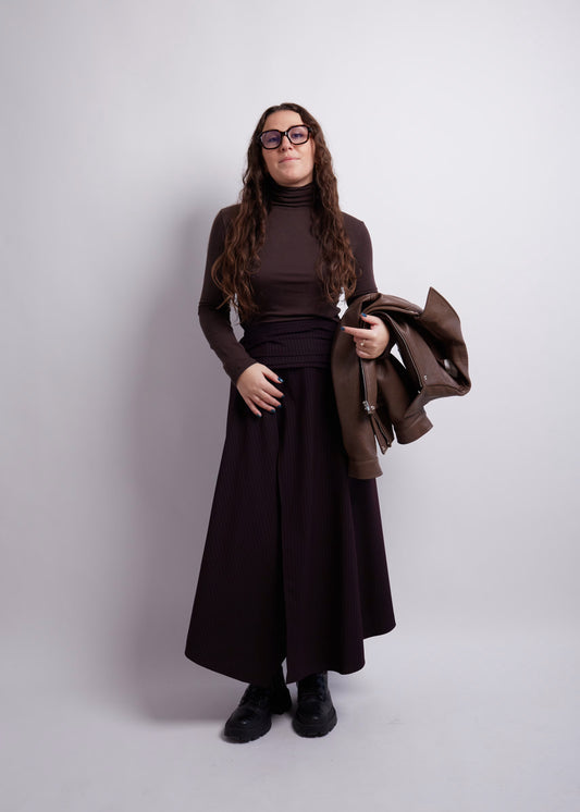 Brown Butter Soft Thin Turtleneck