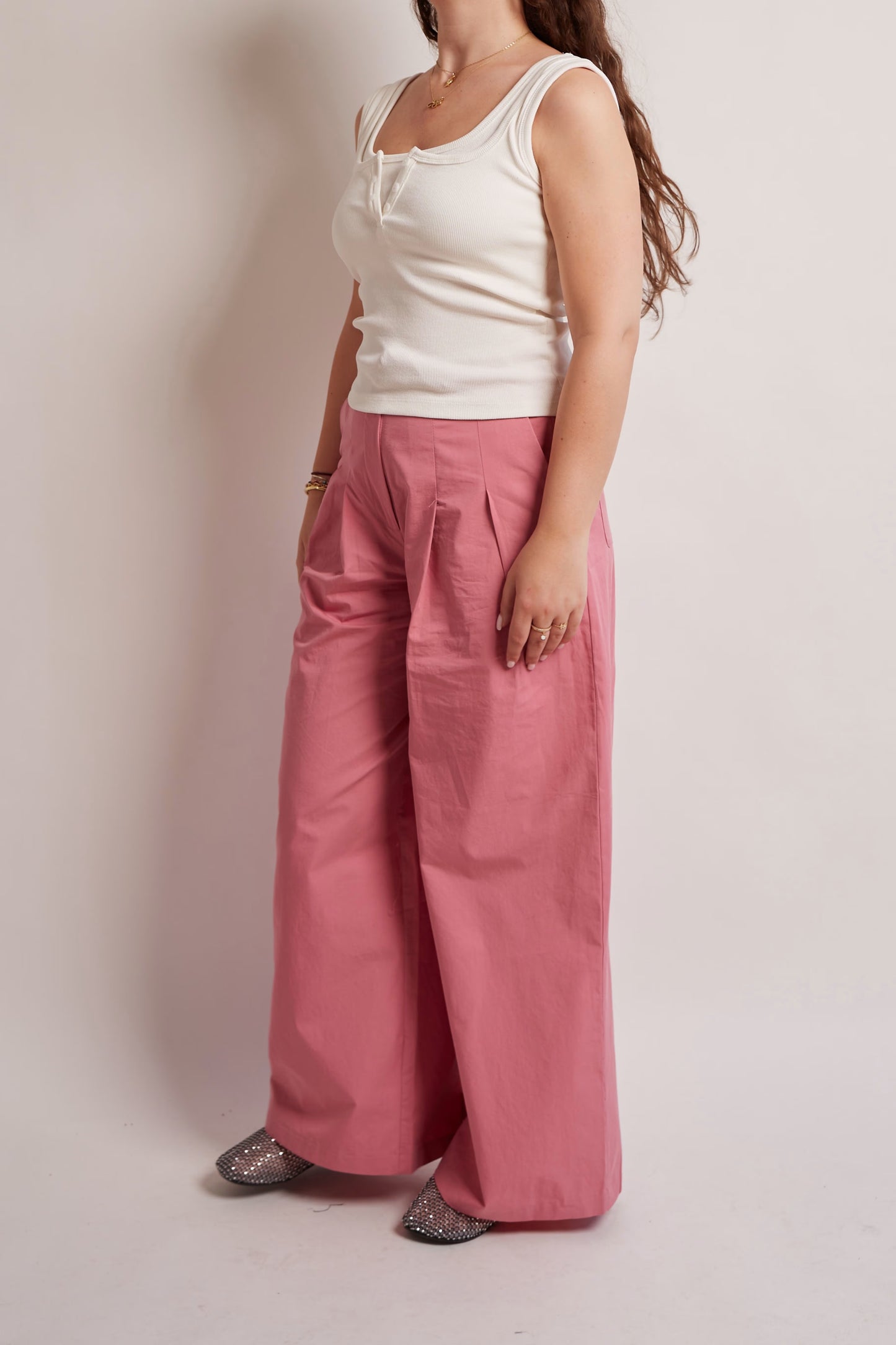 Pink Cargo Pants