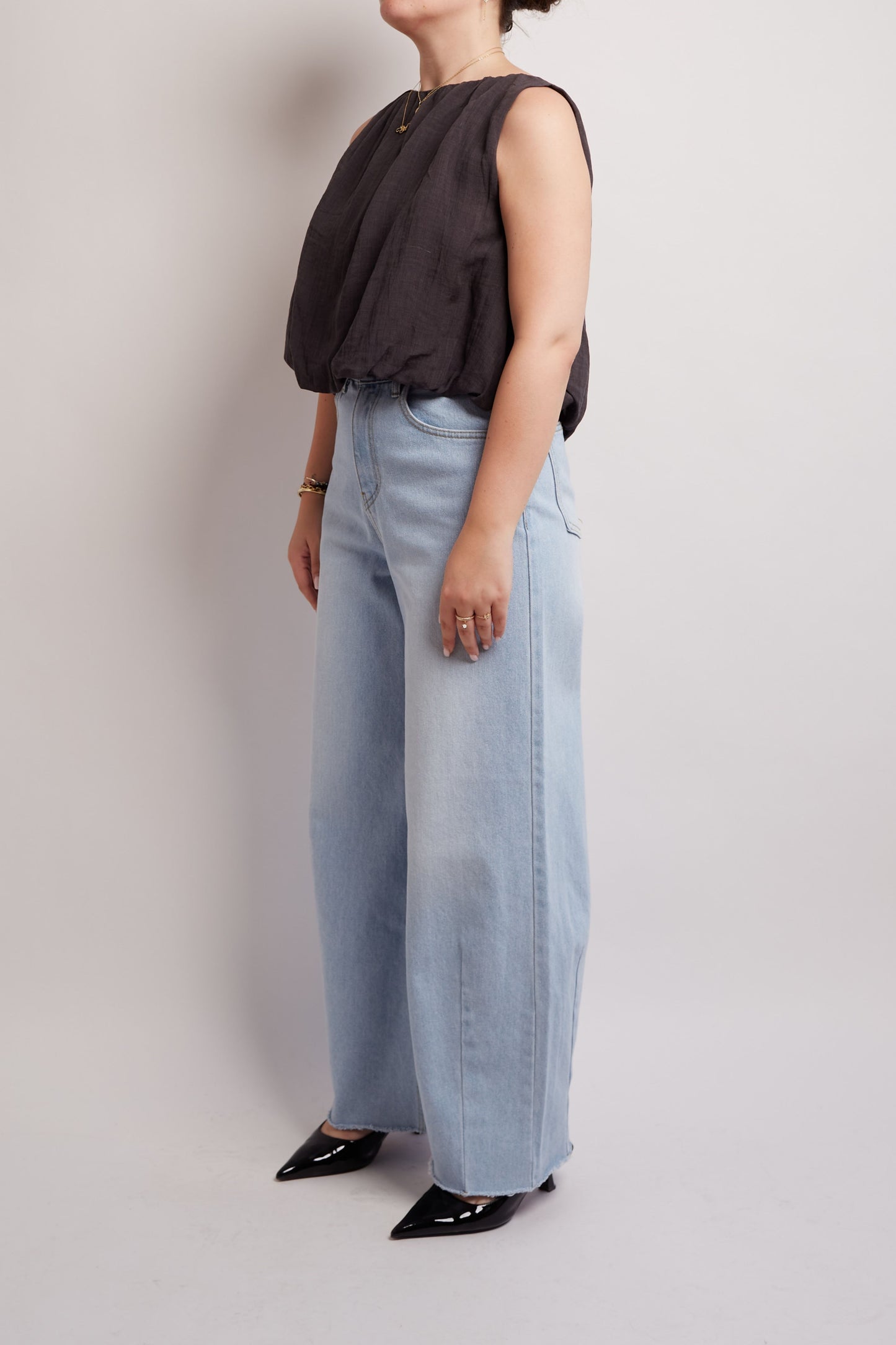 Charcoal Crop Top