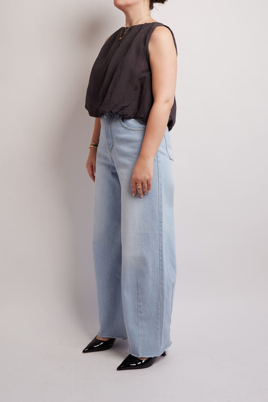 Charcoal Crop Top