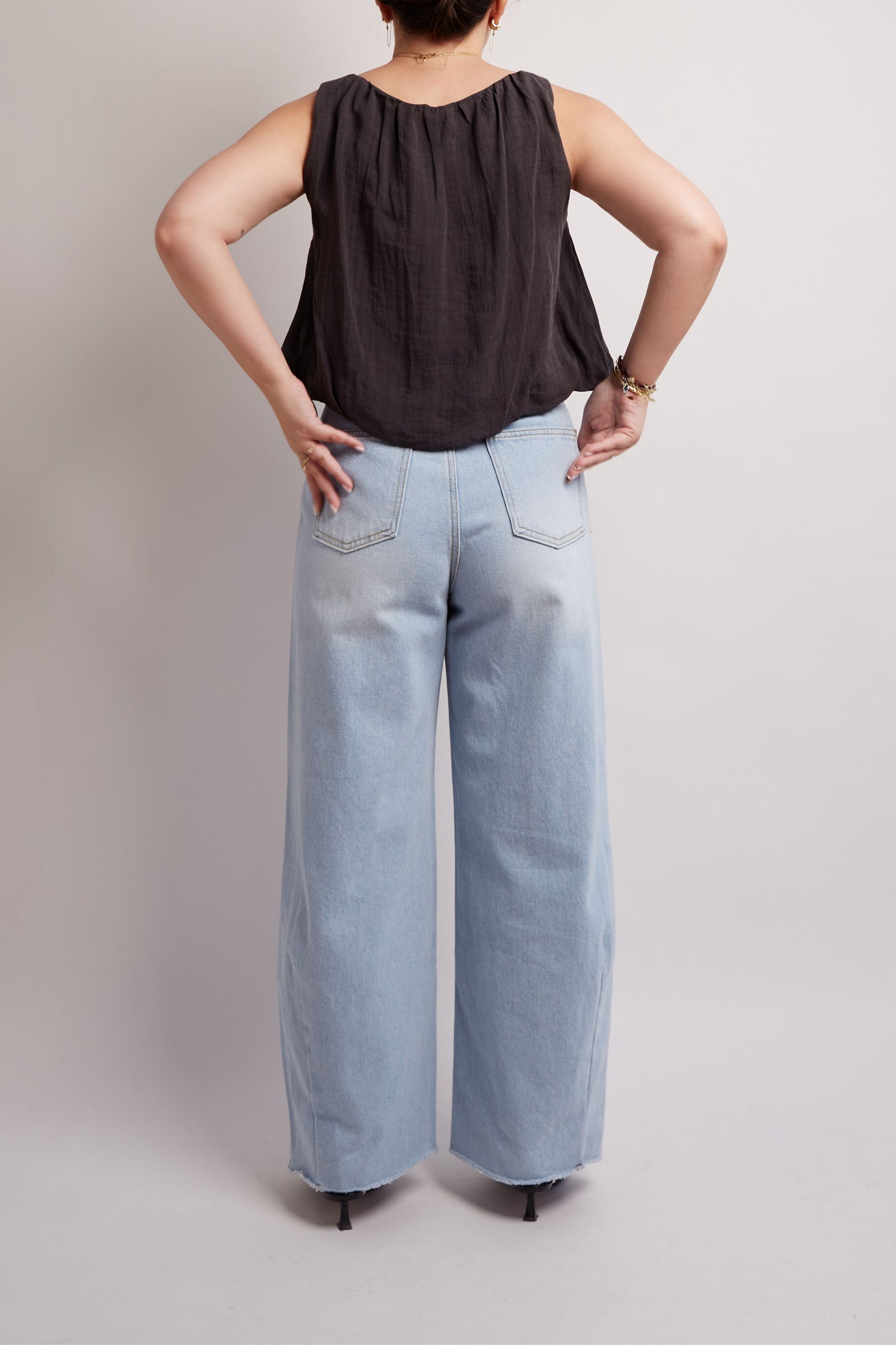 Charcoal Crop Top