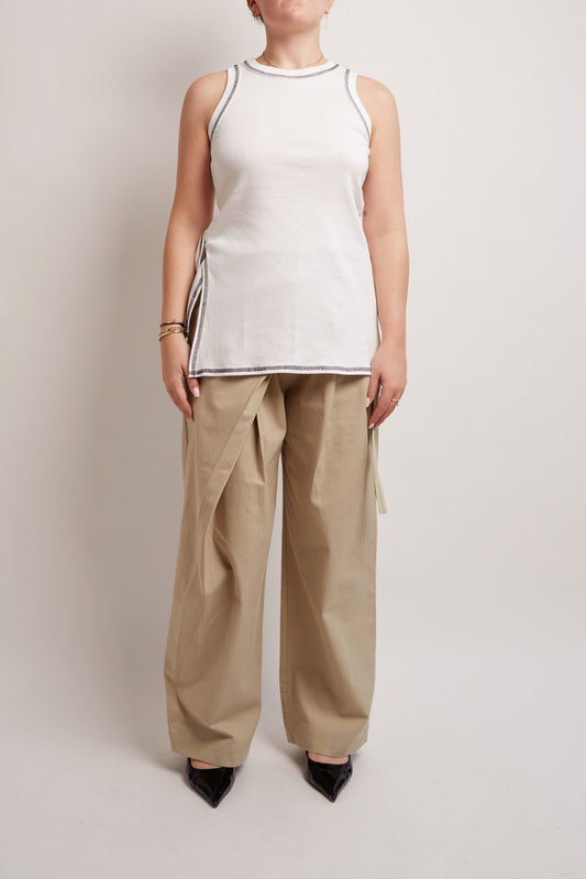 Stitched Long Top