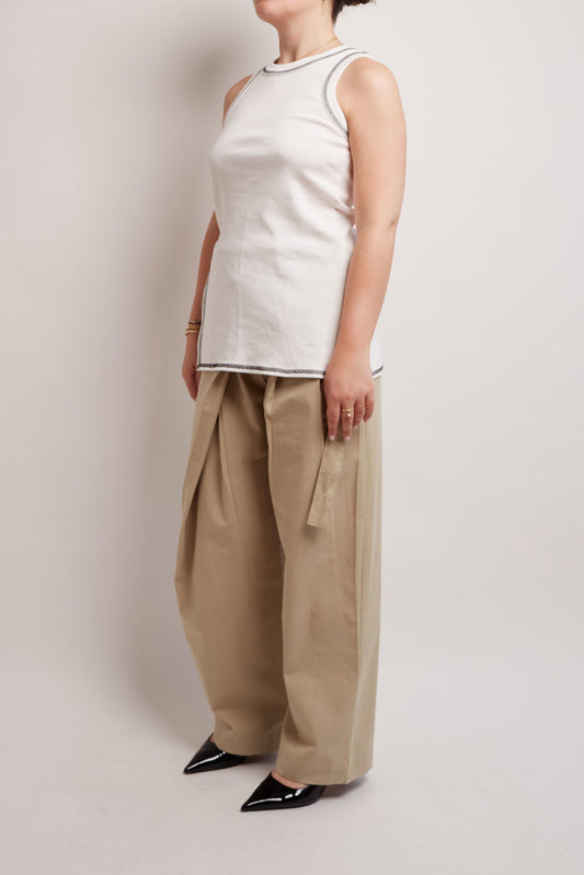 Stitched Long Top