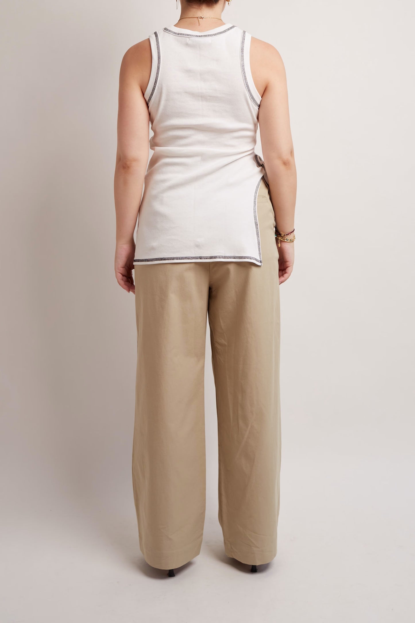 Stitched Long Top