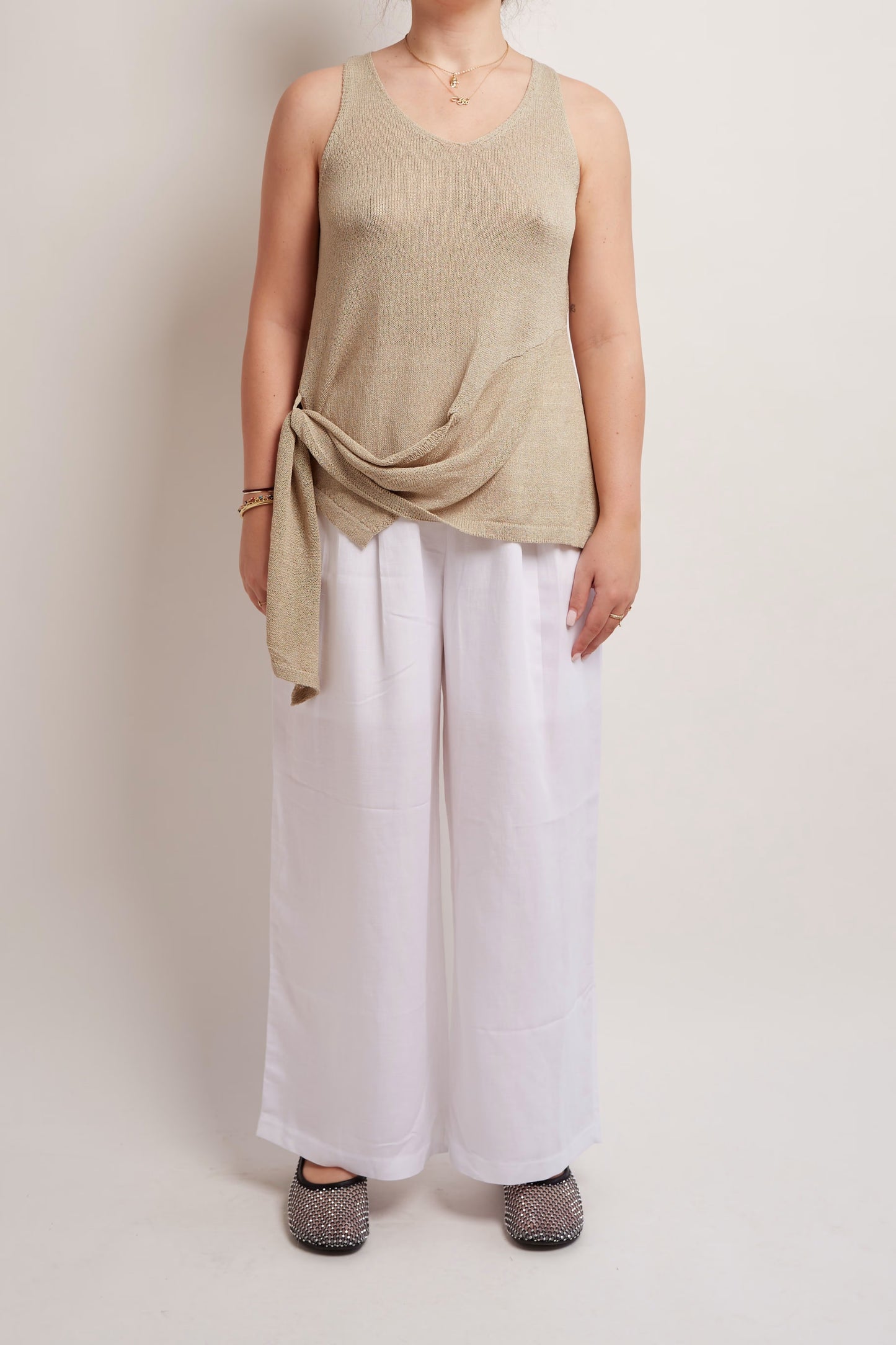 White Semi-Transparant Pants