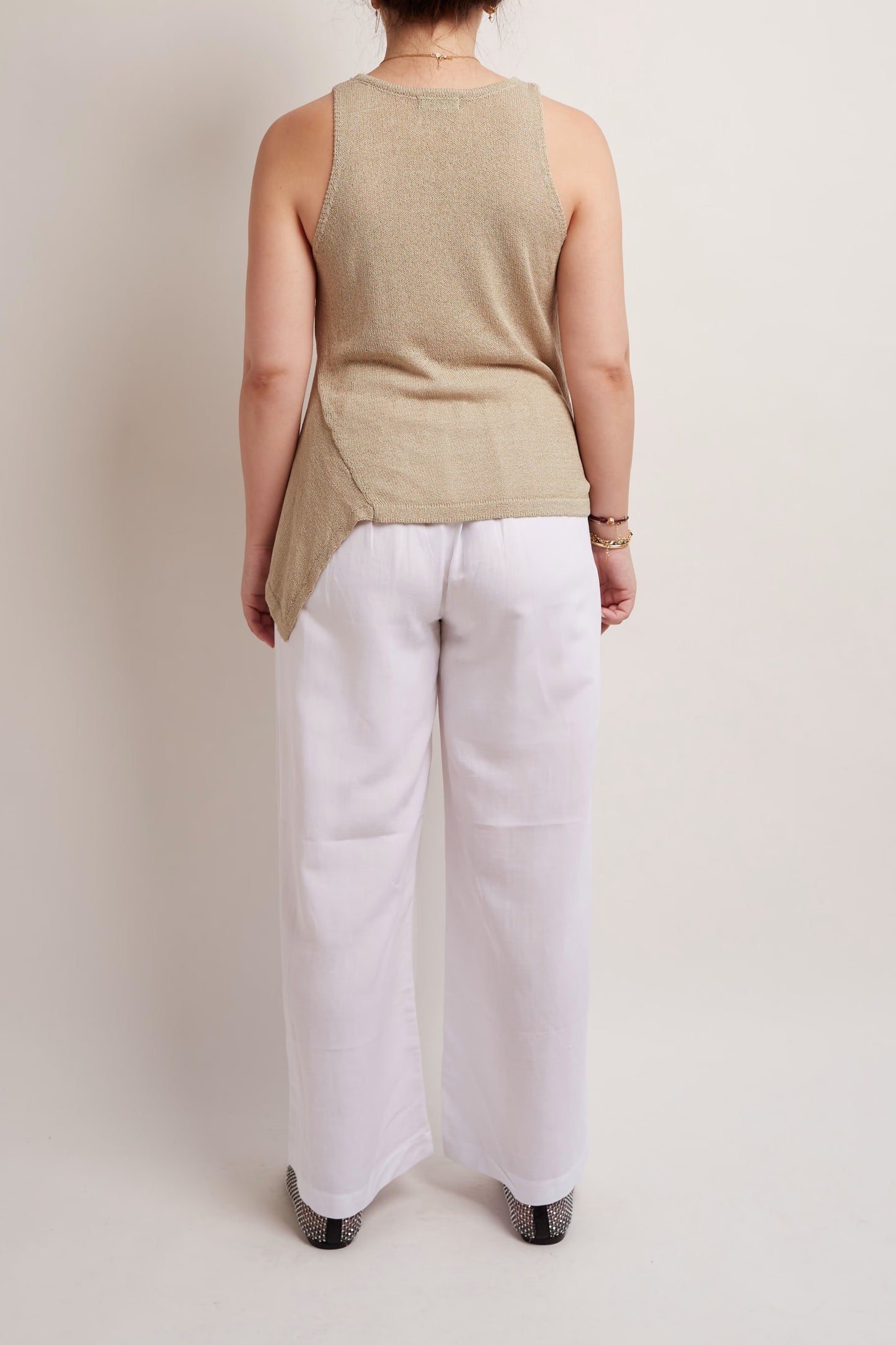White Semi-Transparant Pants
