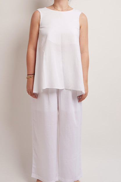 White Semi-Transparant Pants