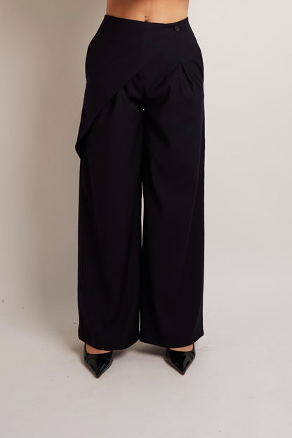 Navy Layered Pants