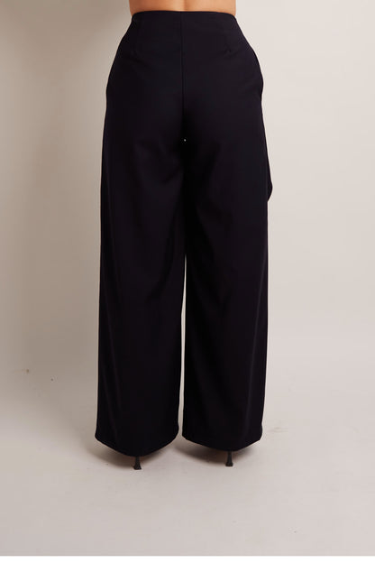 Navy Layered Pants