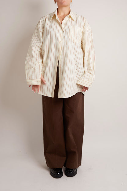 Cream Oversized Blouse