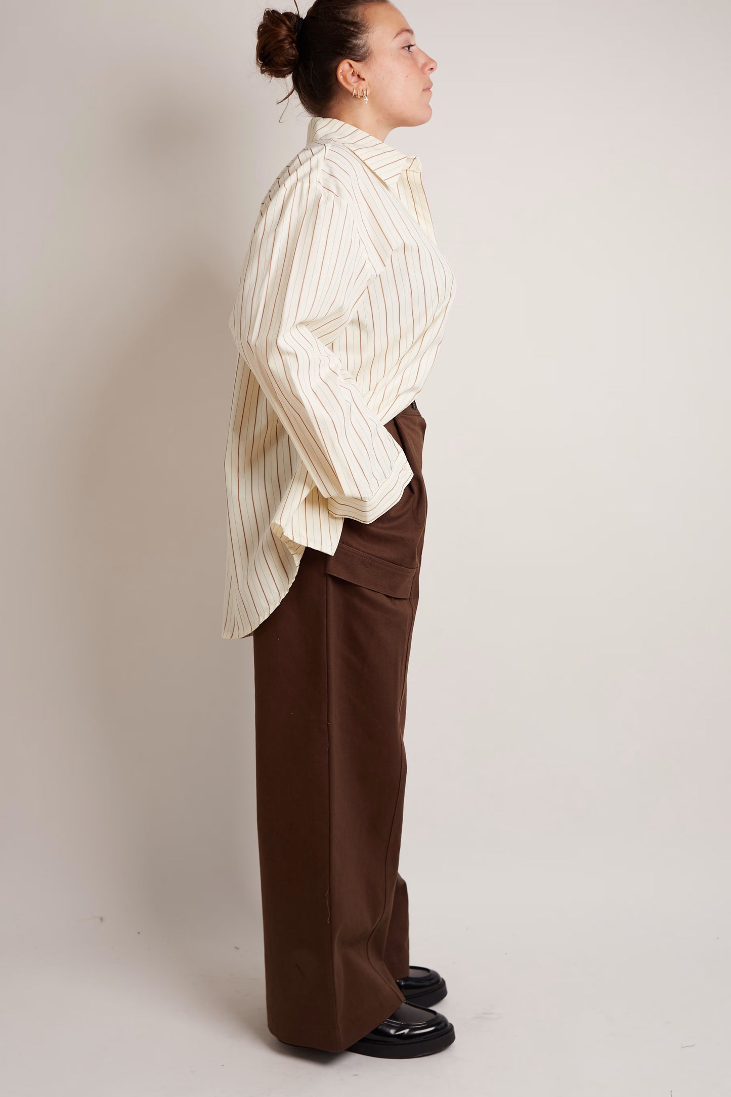 Cream Oversized Blouse