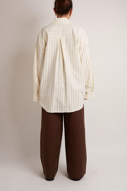Cream Oversized Blouse