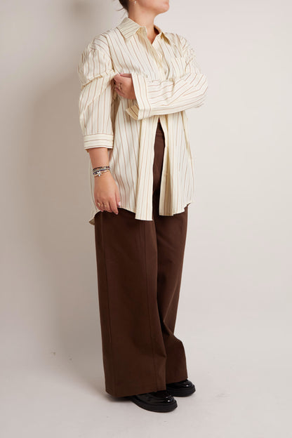 Cream Oversized Blouse