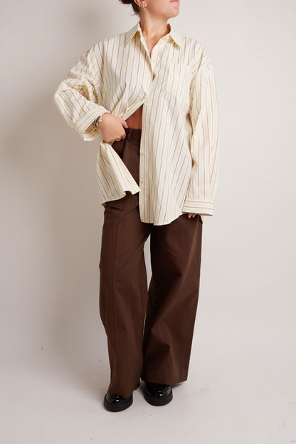 Cream Oversized Blouse