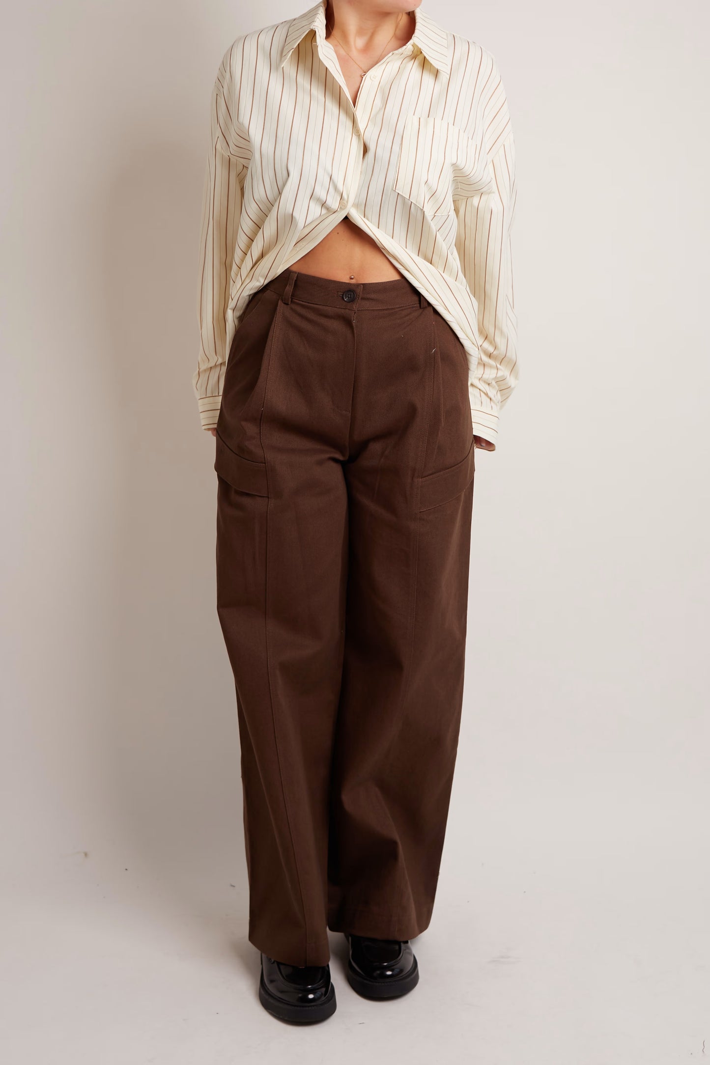 Dark Brown Pants