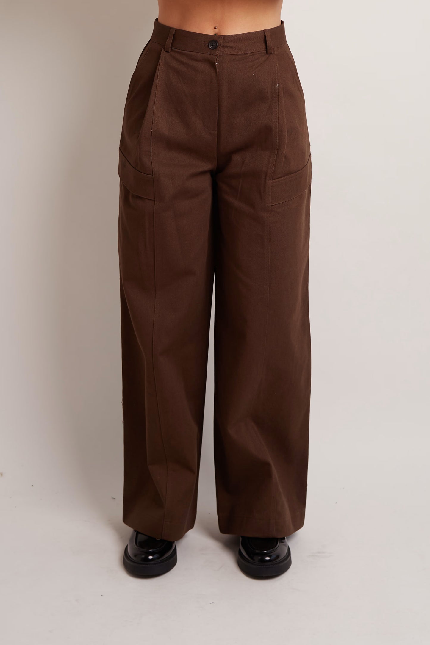 Dark Brown Pants