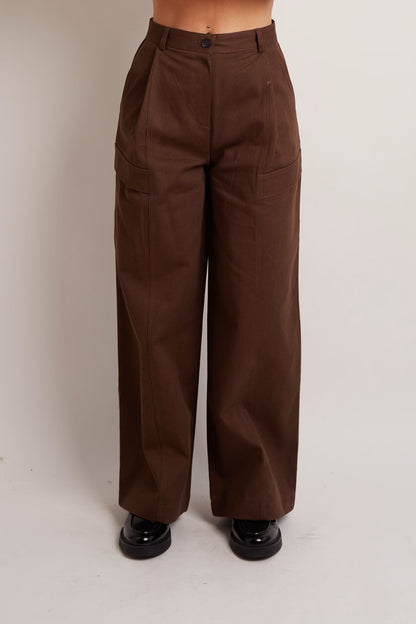 Dark Brown Pants