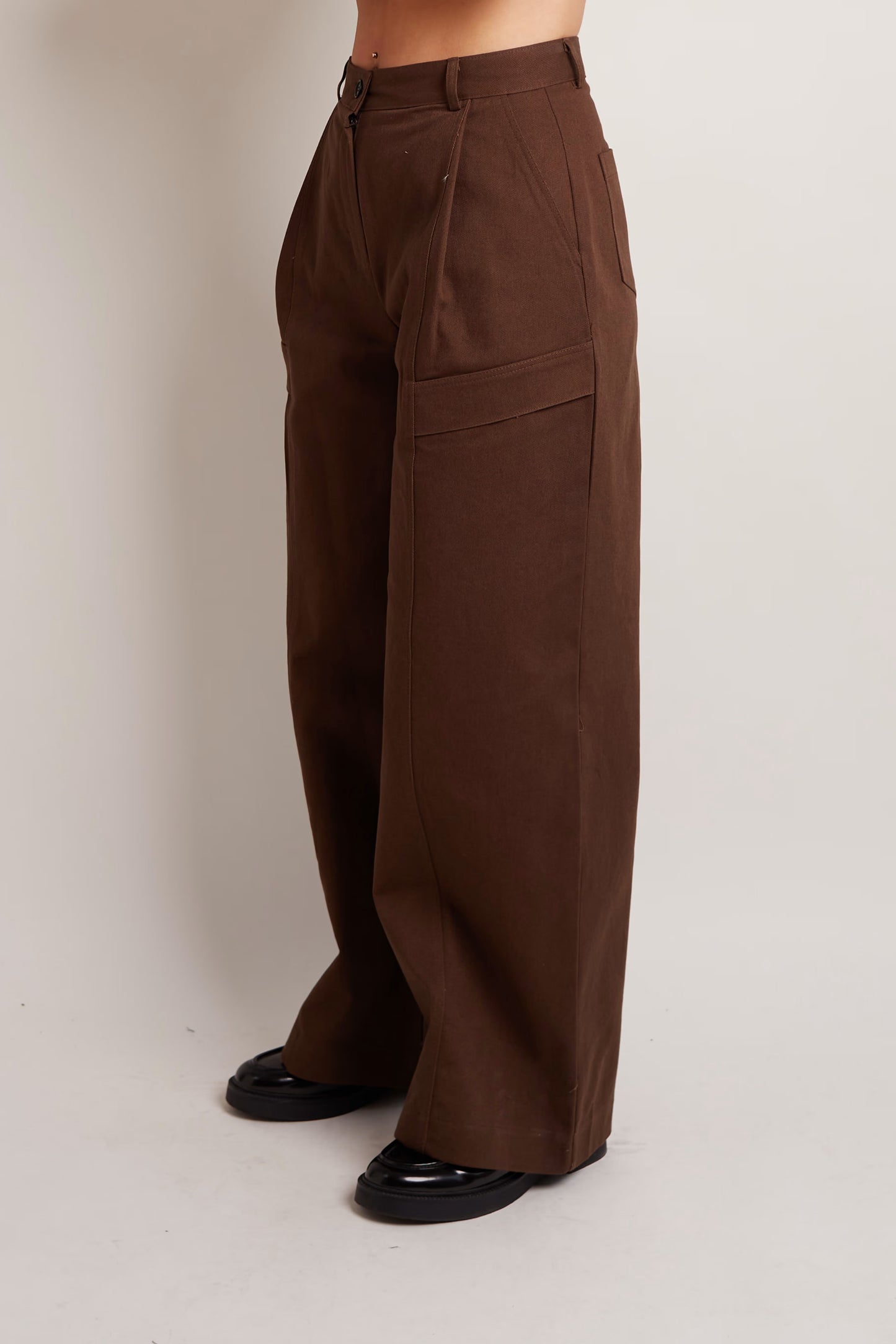 Dark Brown Pants