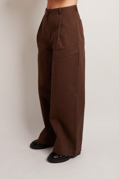 Dark Brown Pants