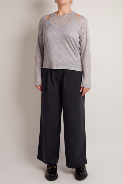 Layered Grey Top