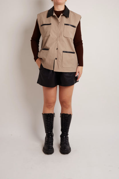 Camel Pocket Vest