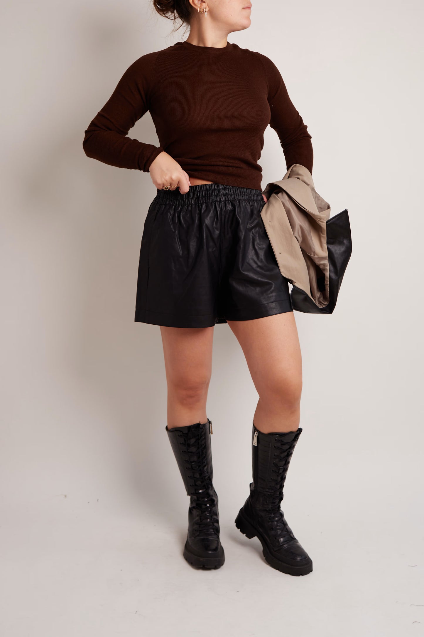 Leather Shorts
