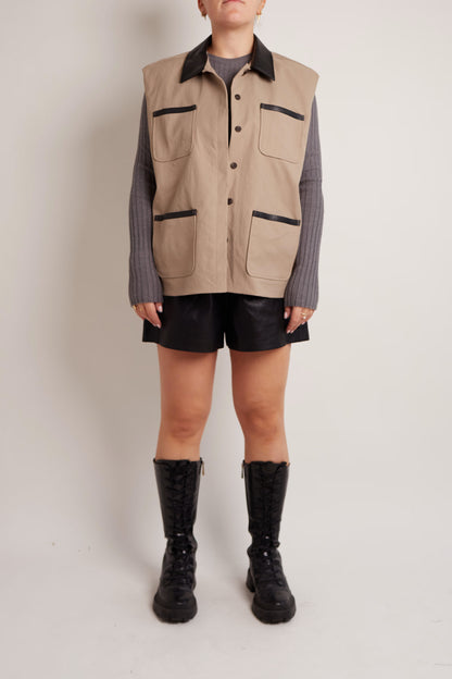Camel Pocket Vest