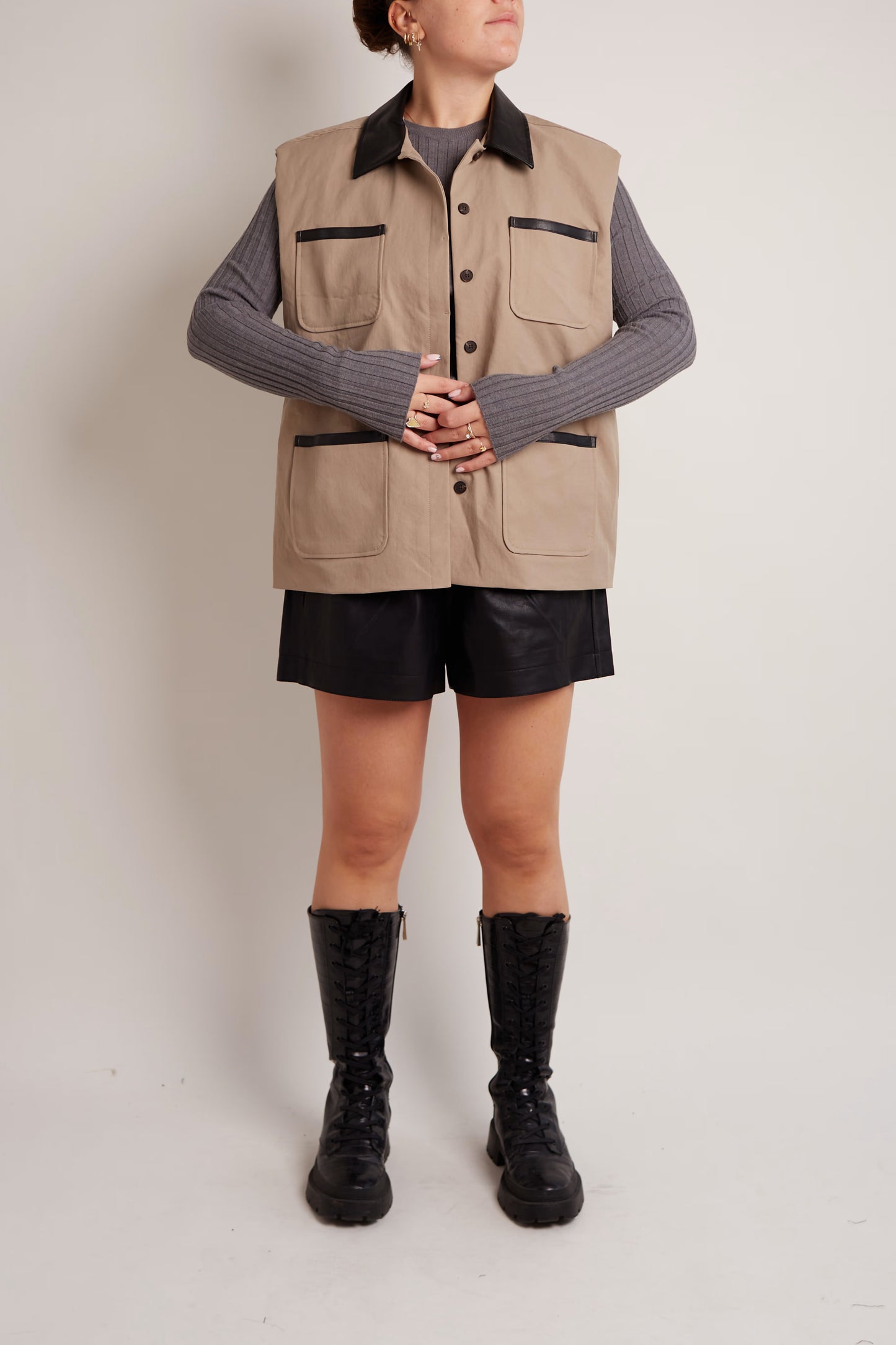Camel Pocket Vest