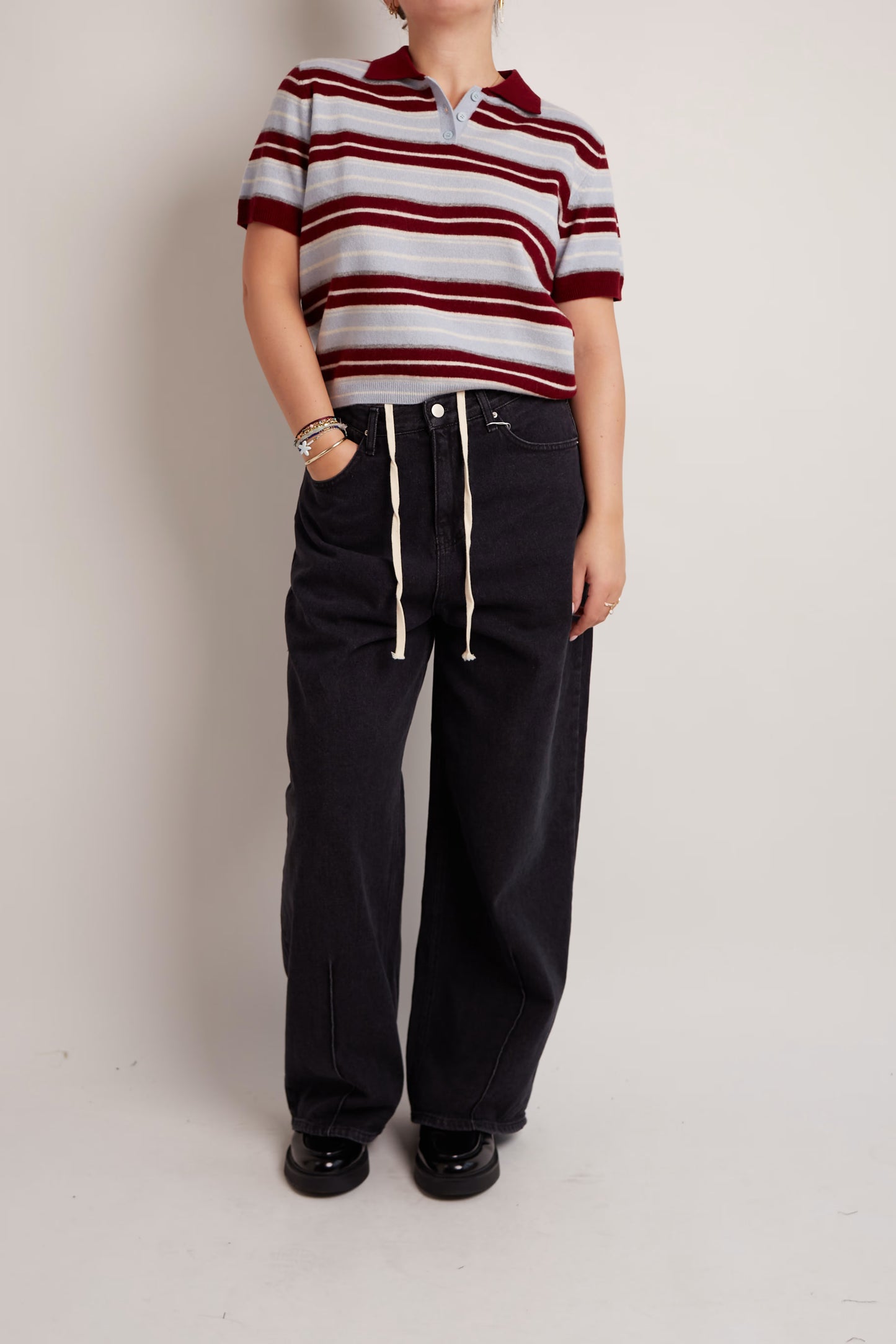 Dawstring Black Denim