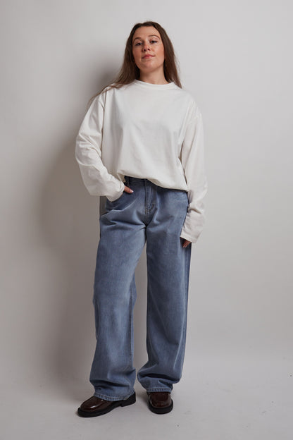 Medium Blue Adjustable Jeans