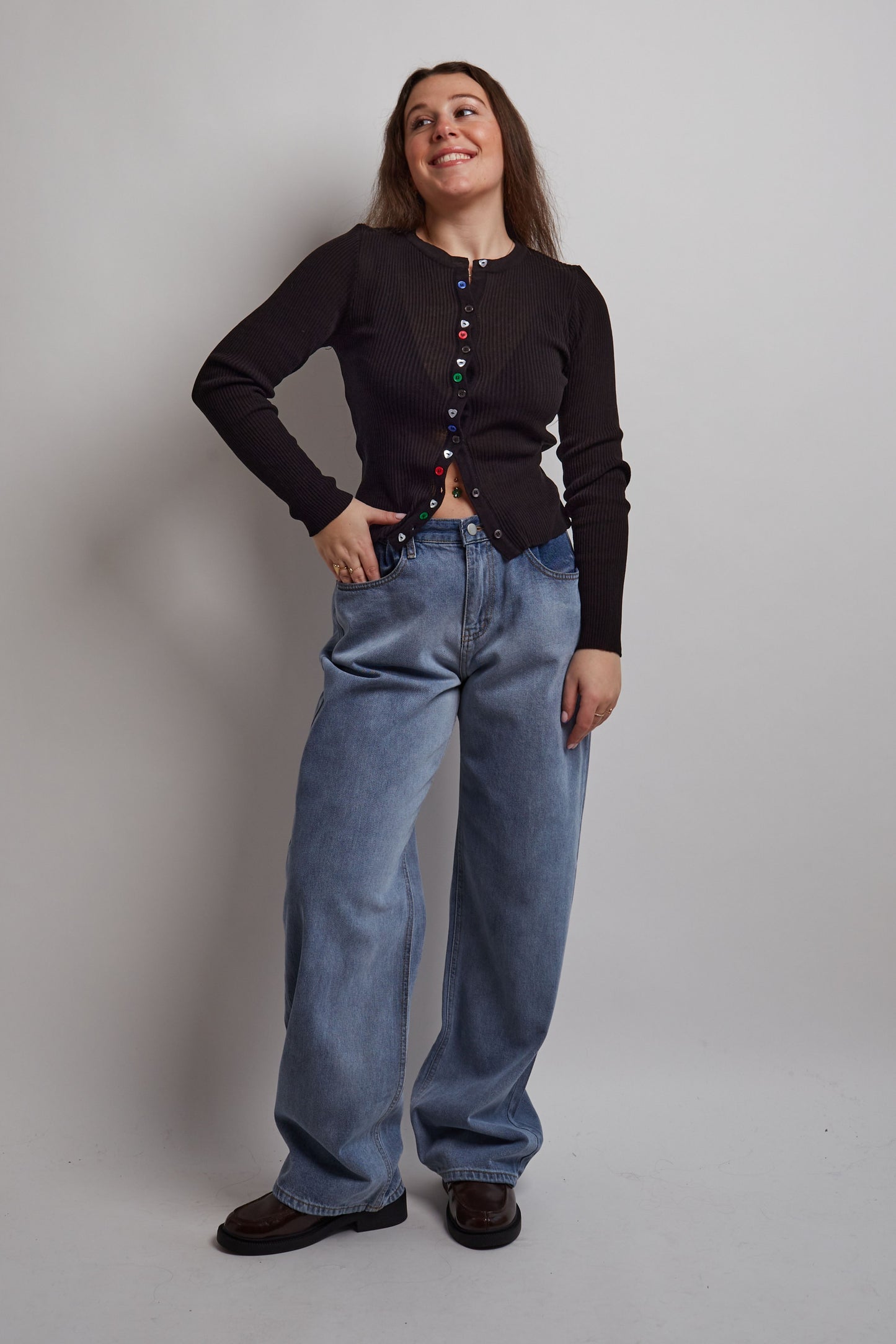 Medium Blue Adjustable Jeans