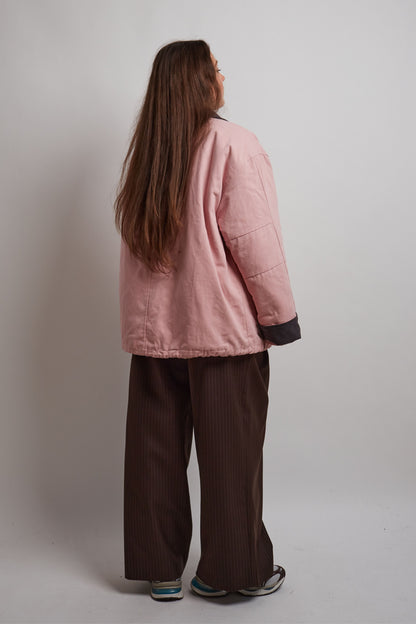 Pink Fleece Lining Jacket