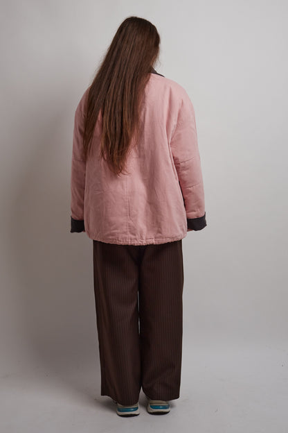Pink Fleece Lining Jacket