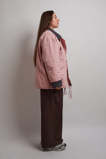 Pink Fleece Lining Jacket