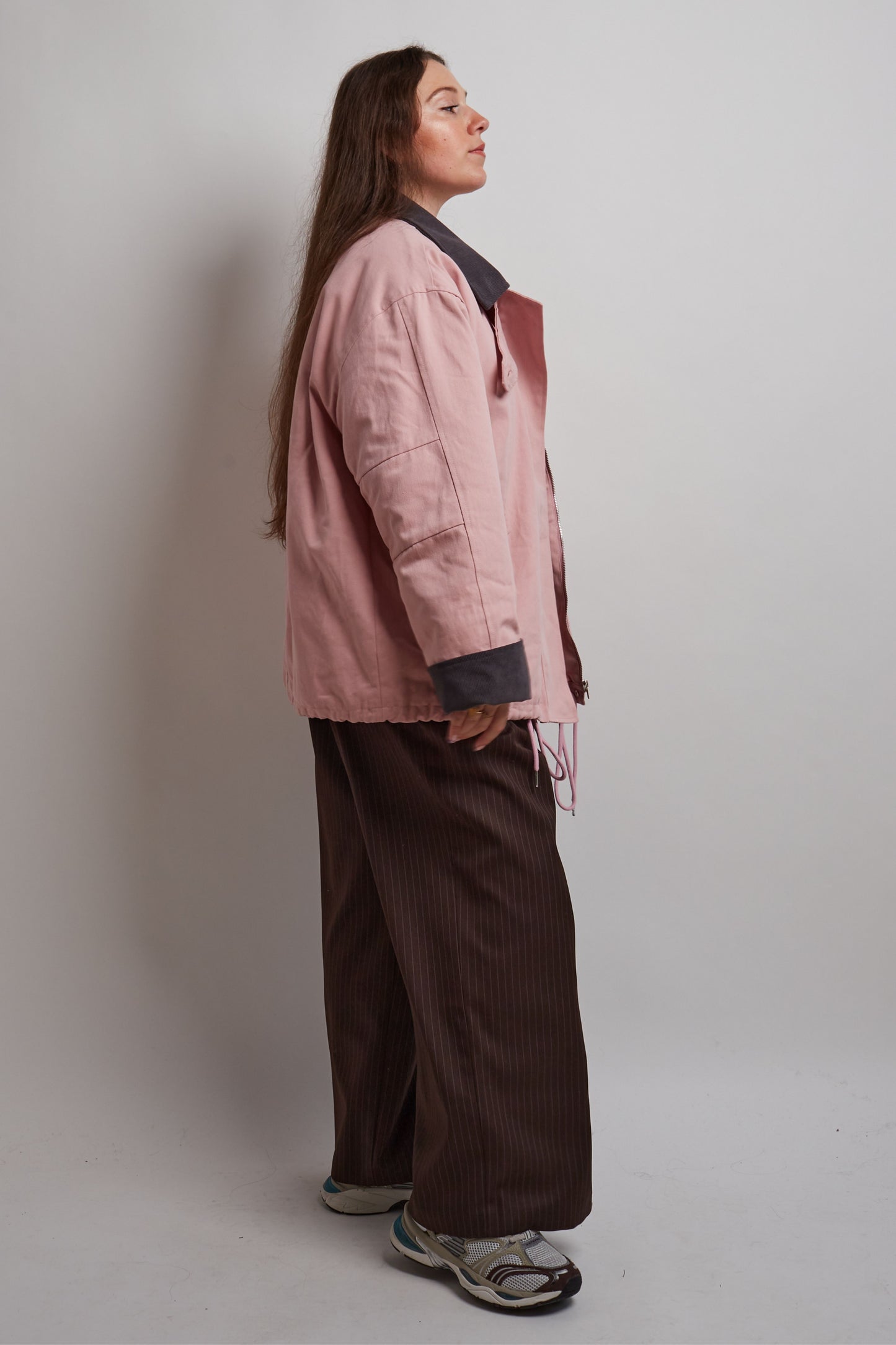 Pink Fleece Lining Jacket