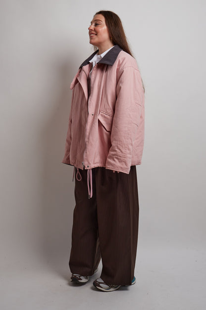 Pink Fleece Lining Jacket