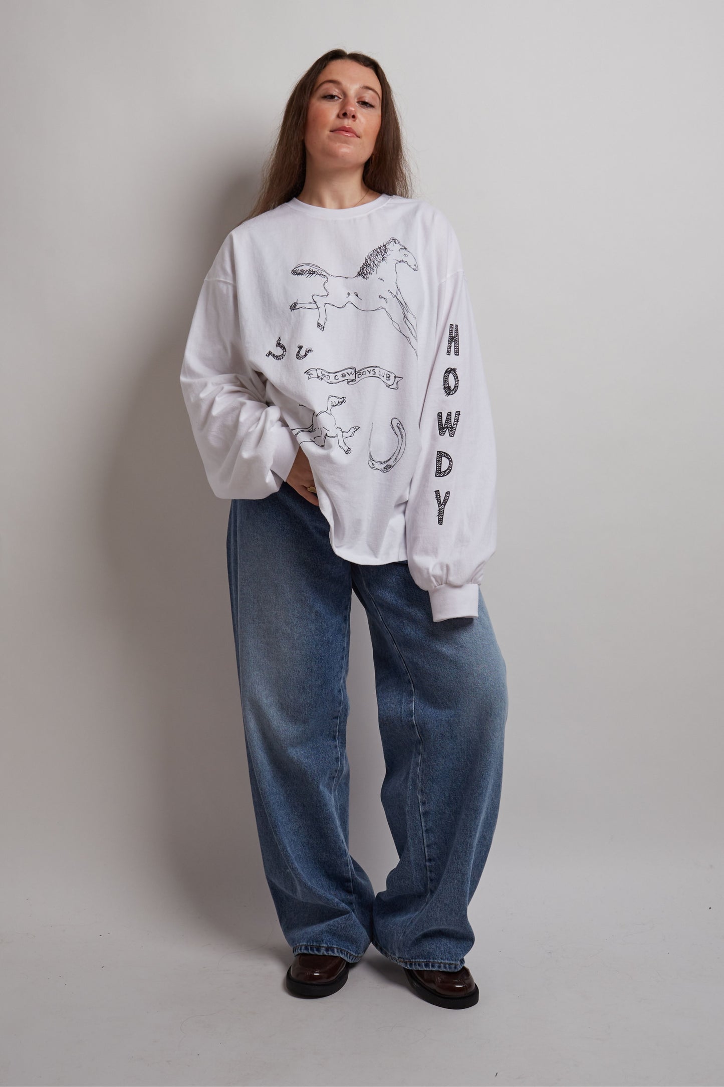 Howdy Sad Cowboys Long Sleeve