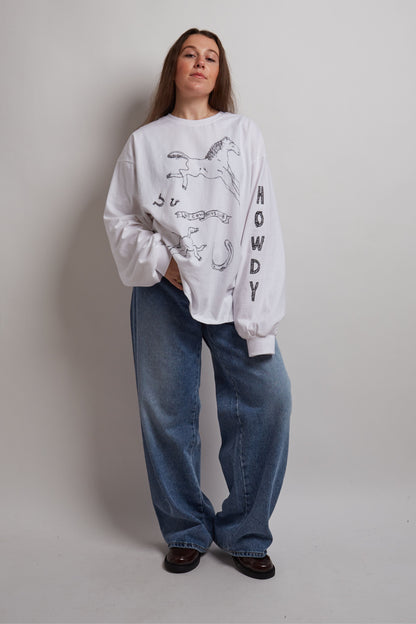 Howdy Sad Cowboys Long Sleeve