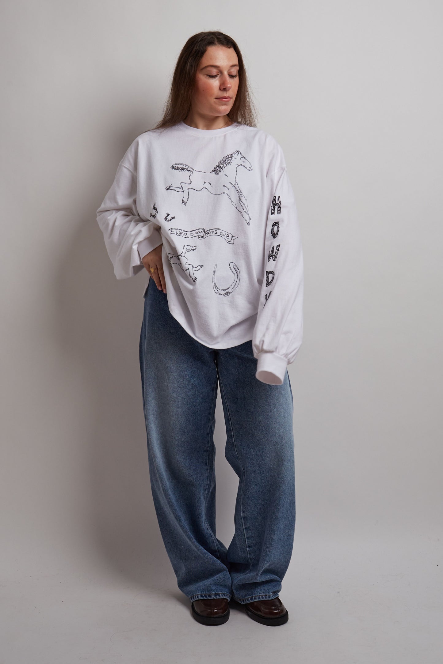 Howdy Sad Cowboys Long Sleeve